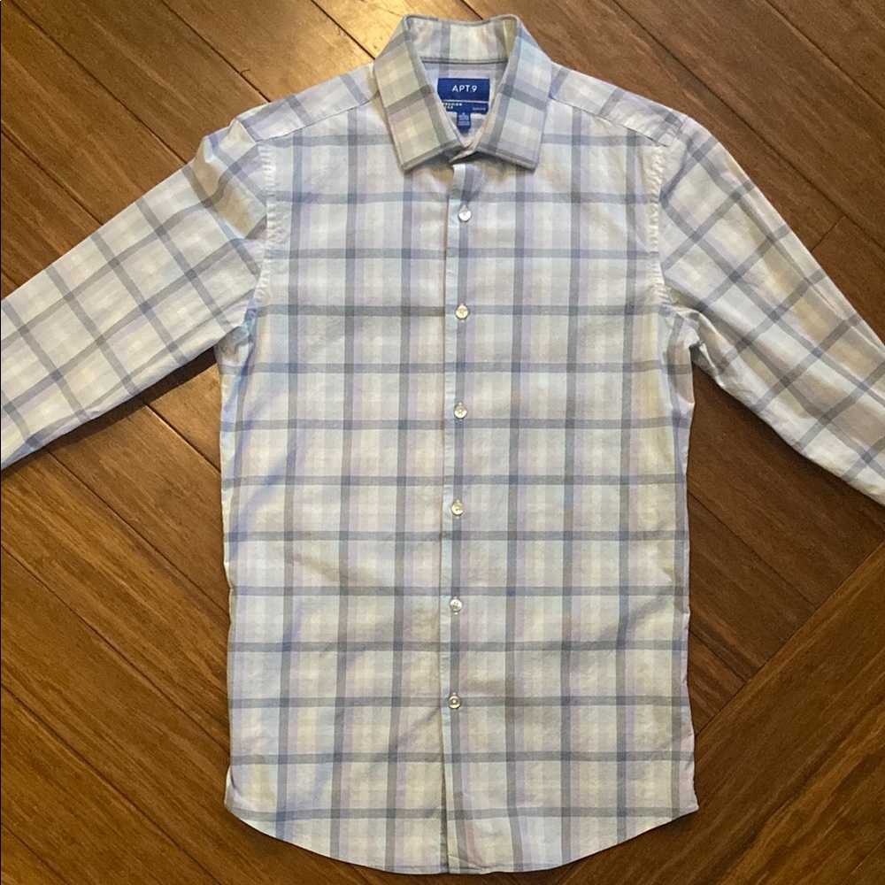 Apt. 9 Men's Pastel Plaid Shirt - slim fit